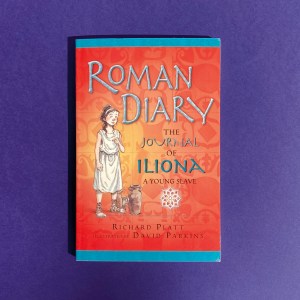 book cover photograph of Roman Diary by Richard Platt, illustrated by David Parkins